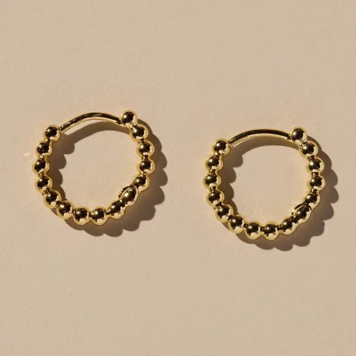 Nickel & Suede Stud and Hoop Earrings