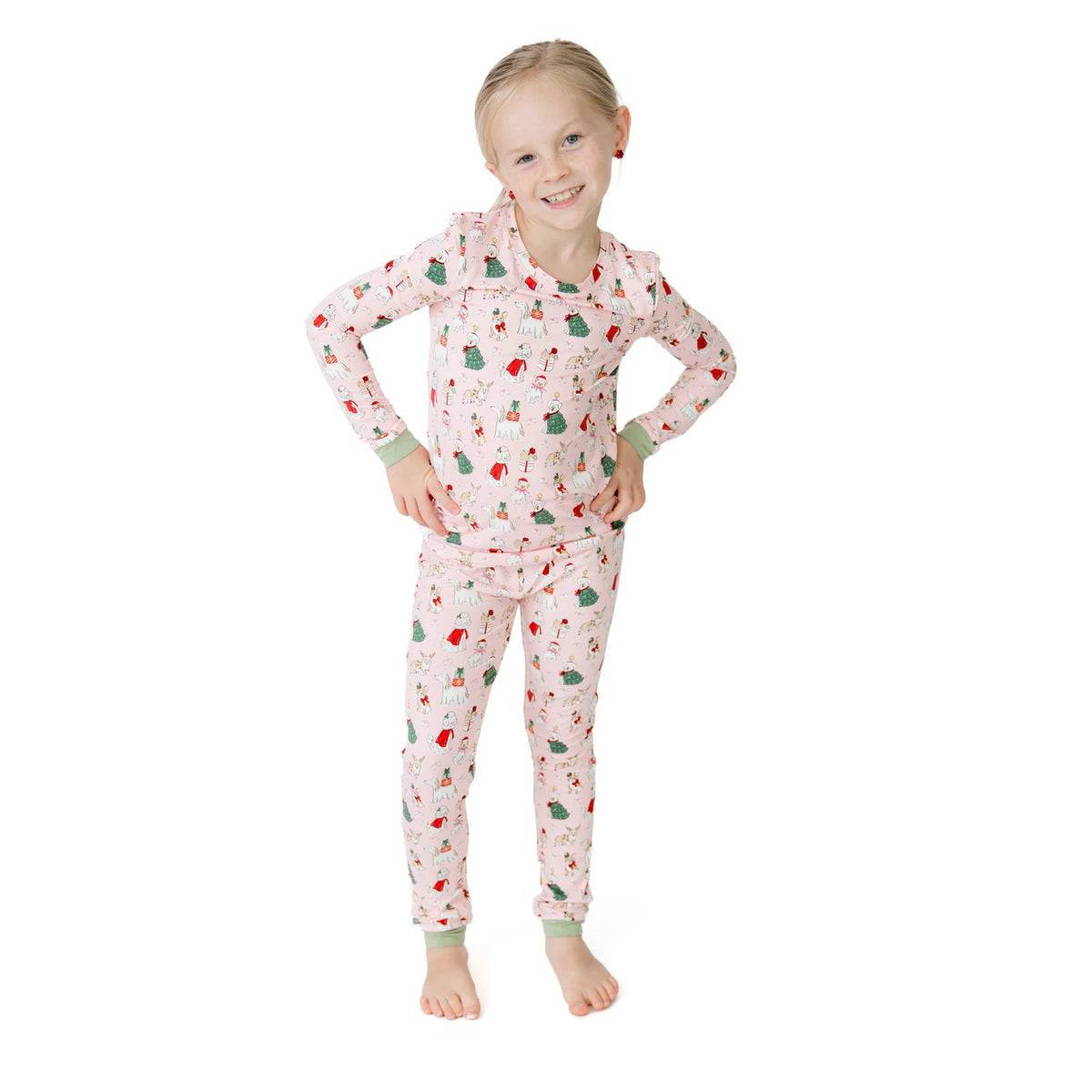 Angel Dear Holiday 26 Long Sleeve Loungewear Set