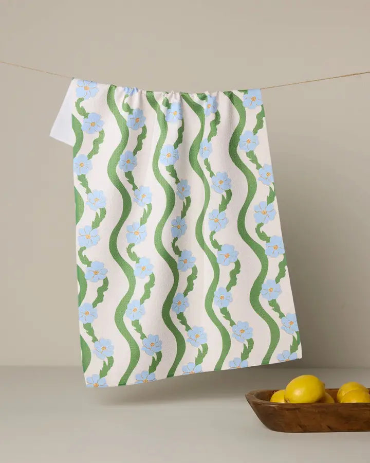 Geometry Summer Print Tea Towels