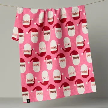 Geometry Christmas Print Tea Towels