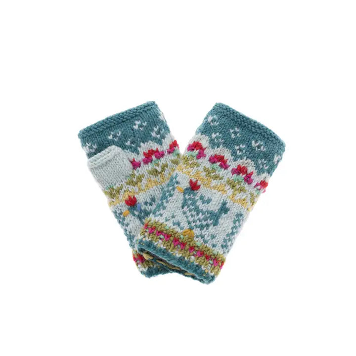French Knot Mittens & Hand Warmers