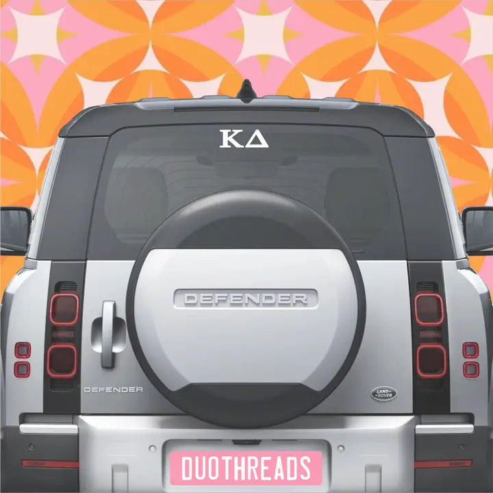 Sorority Car Decals
