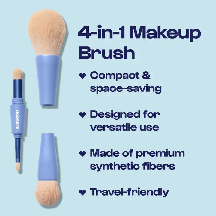Alleyoop Overachiever 4-in-1 Makeup Brush