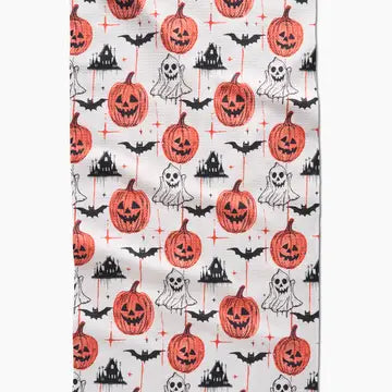 Geometry Fall Print Tea Towels