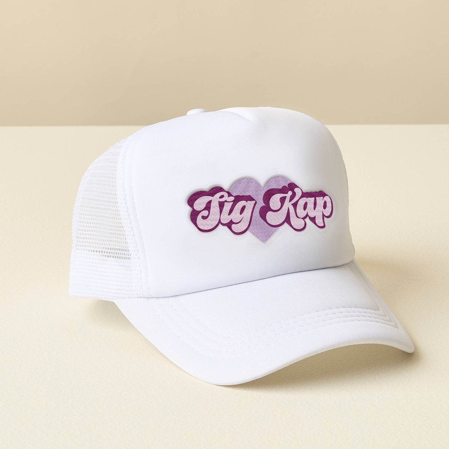 Sorority White Trucker Hat