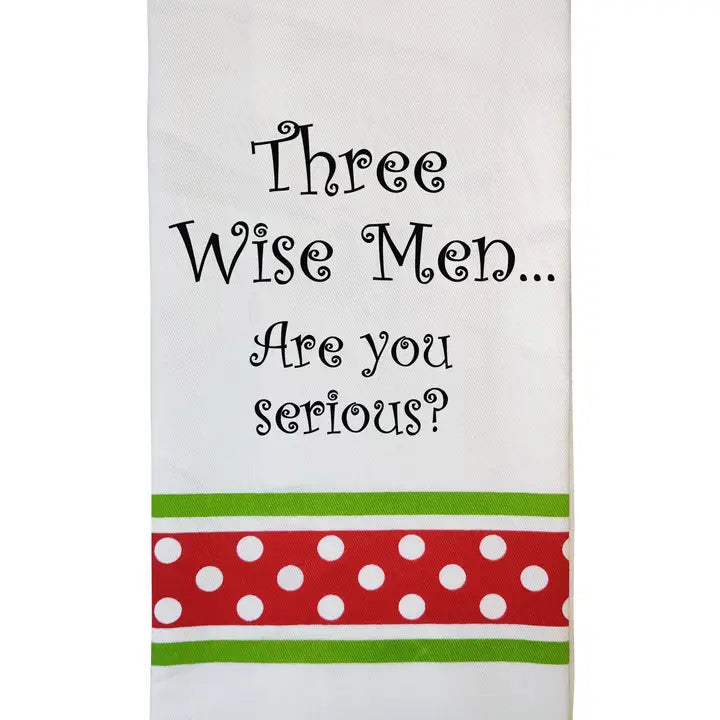 Wild Hare Designs Christmas Tea Towel