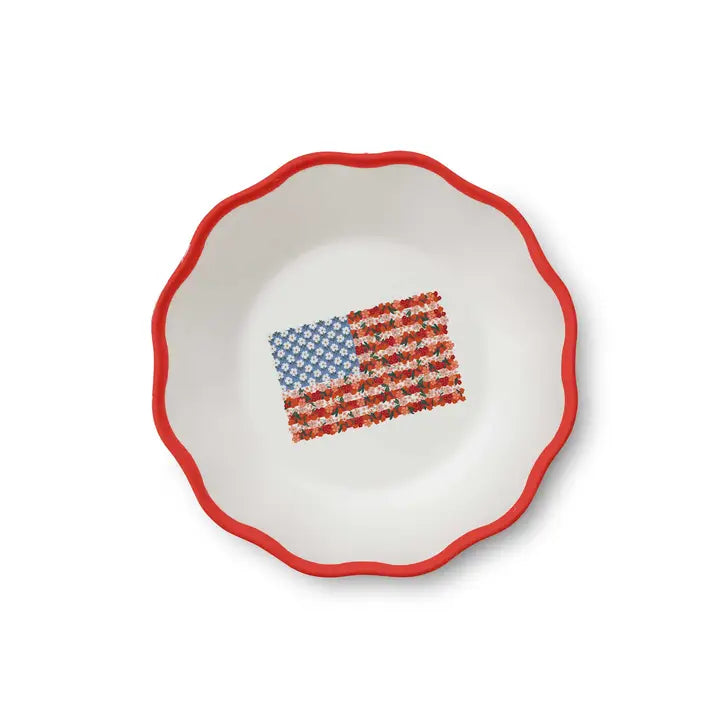 Rifle Paper Co Americana Melamine Assorted Dessert Plates