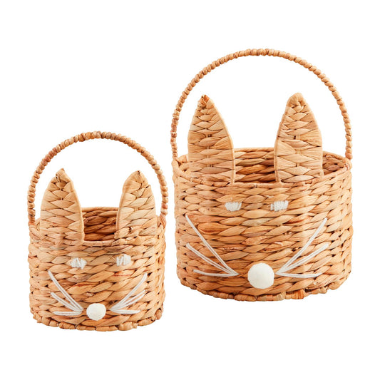 Bunny Easter Wicker Basket