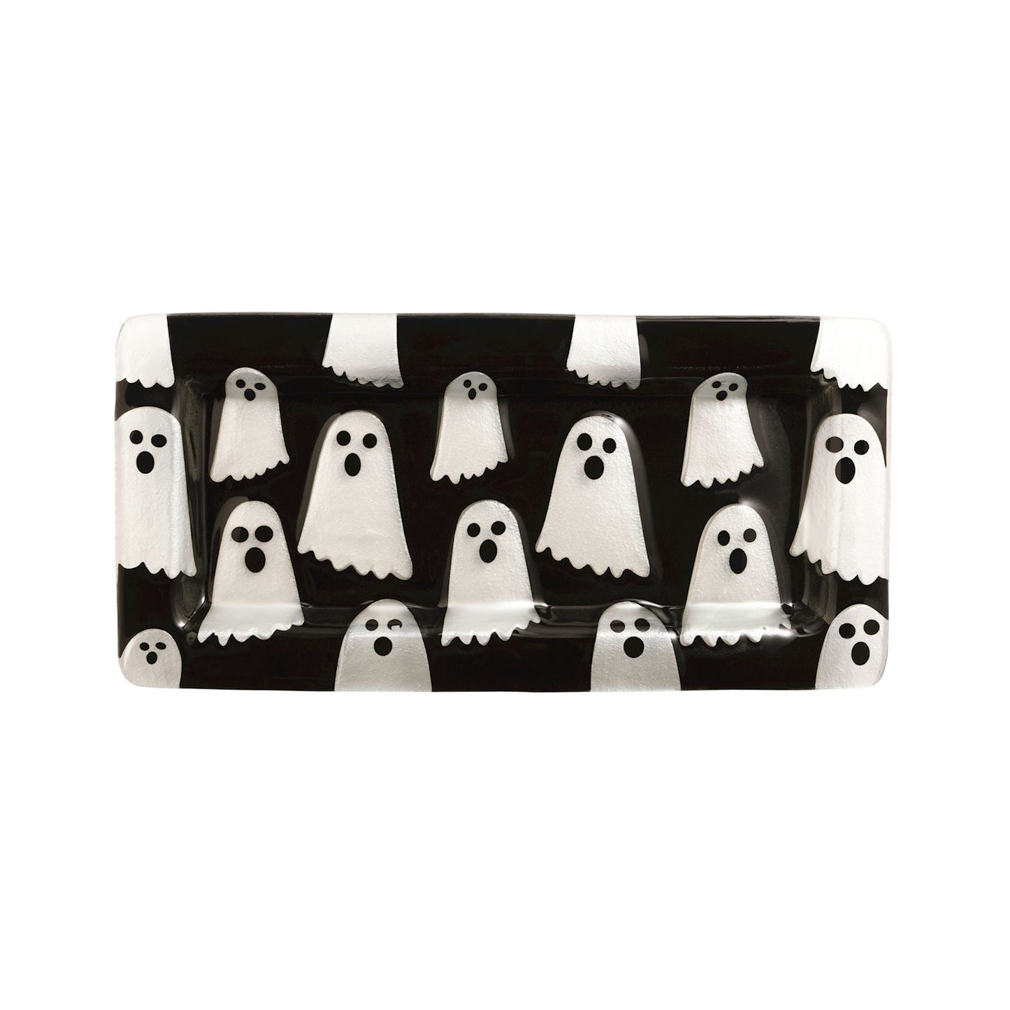 Mud Pie Ghost Glass Tray