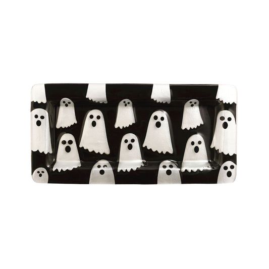 Mud Pie Ghost Glass Tray