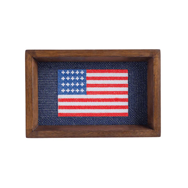 Mudpie Needlepoint Tray