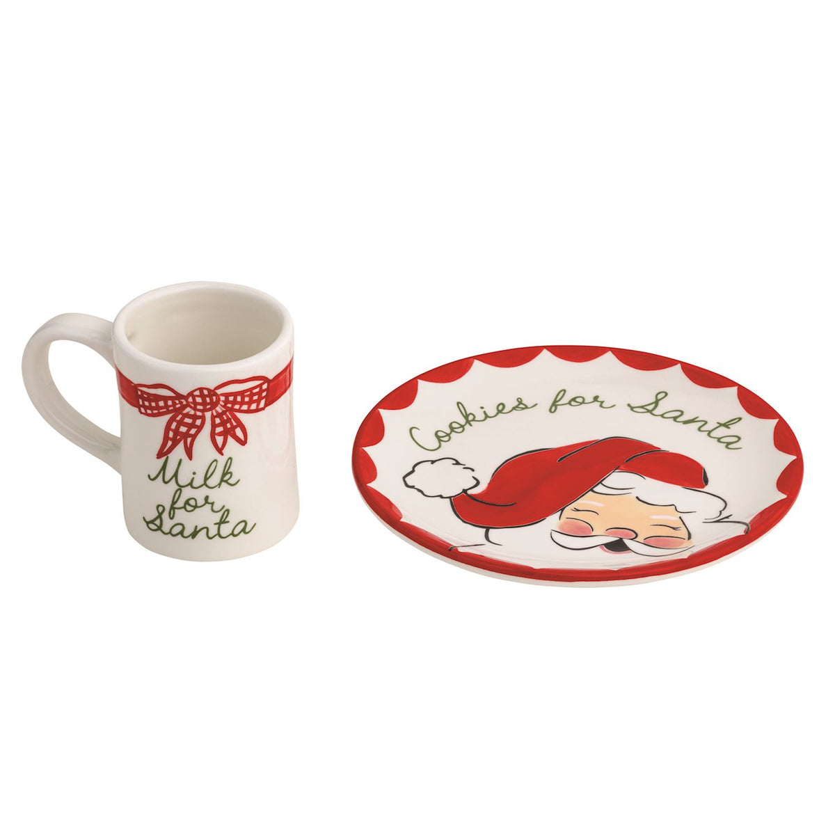 Mud Pie Milk And Cookies For Santa Set