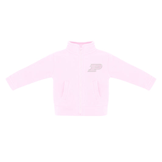 Purdue Kids Pink Fleece Coat