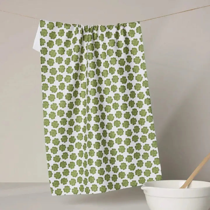 Geometry Spring Print Tea Towels