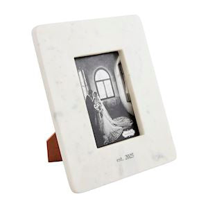 Est 2025 Marble Picture Frame