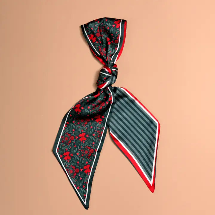 The Darling Effect Holiday Twirl & Tie Scarf