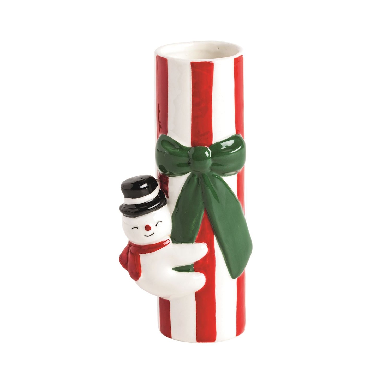 Mud Pie Bow Ceramic Stem Vase