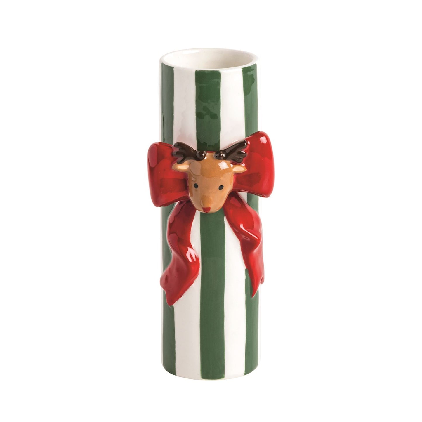 Mud Pie Bow Ceramic Stem Vase