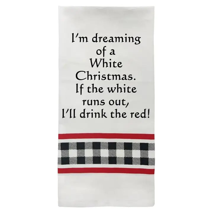 Wild Hare Designs Christmas Tea Towel