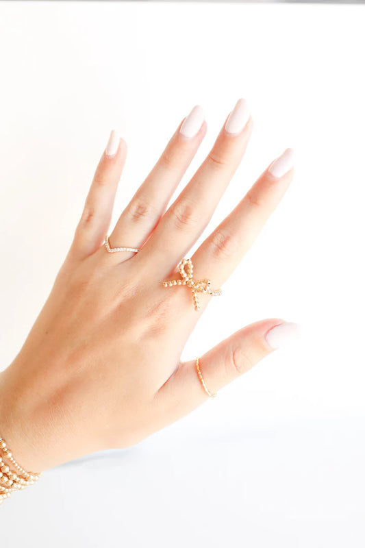 Beaded Blondes Rings