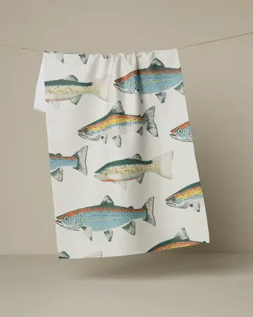 Geometry Summer Print Tea Towels