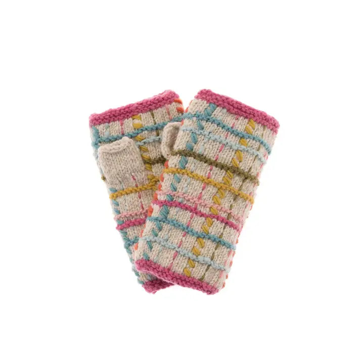 French Knot Mittens & Hand Warmers