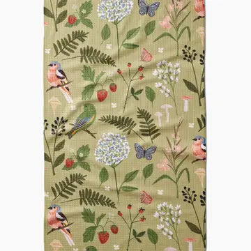 Geometry Fall Print Tea Towels