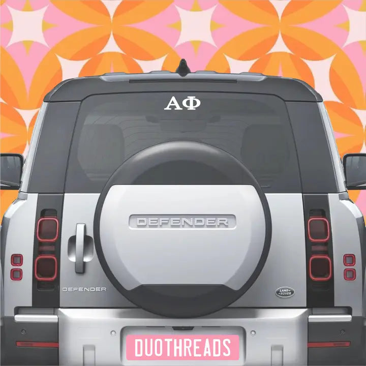 Sorority Car Decals