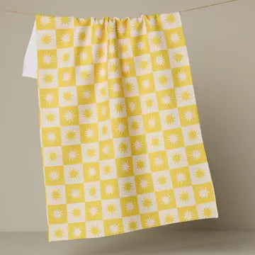 Geometry Summer Print Tea Towels