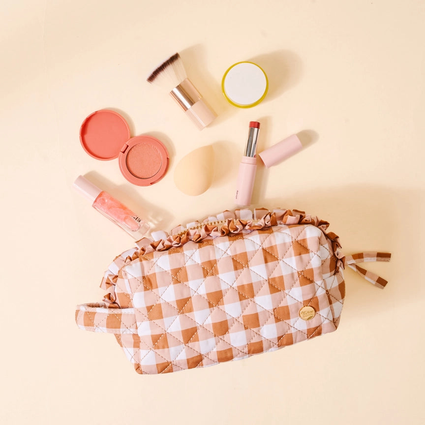 The Darling Effect Quilted Cosmetic Bags