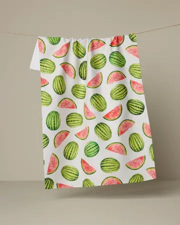 Geometry Summer Print Tea Towels