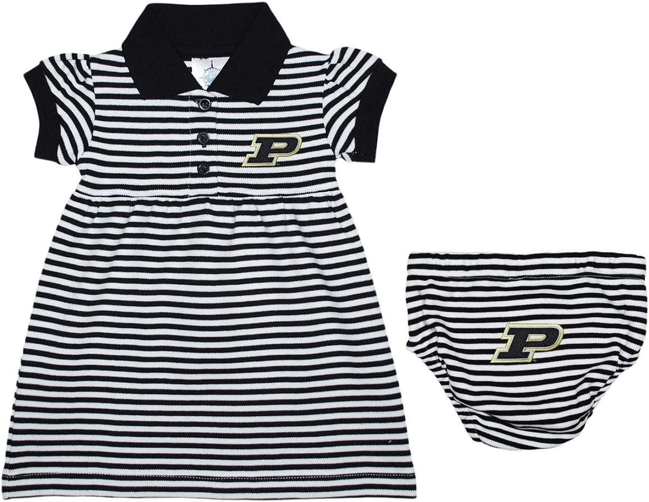 Purdue Striped Dress with Bloomers