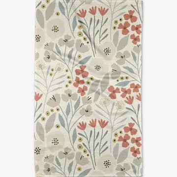 Geometry Fall Print Tea Towels