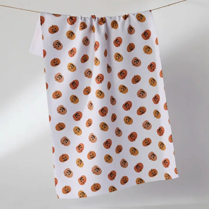 Geometry Fall Print Tea Towels
