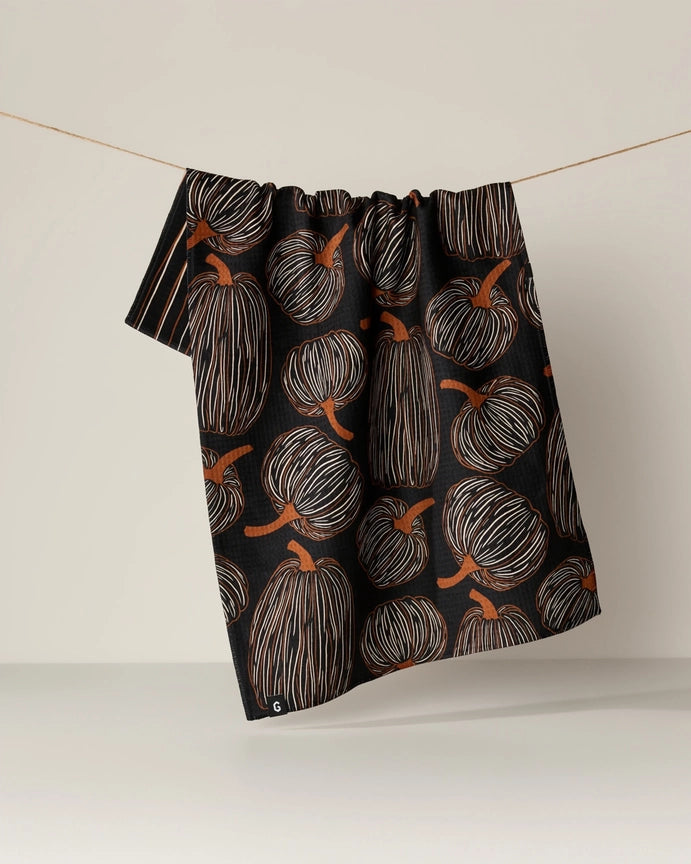 Geometry Fall Print Tea Towels