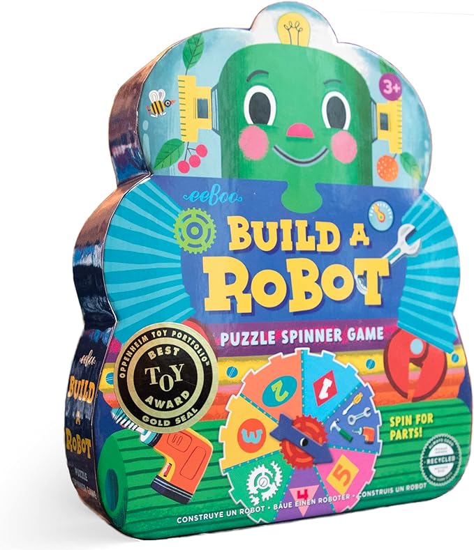 eeBoo Robot Shaped Spinner Game