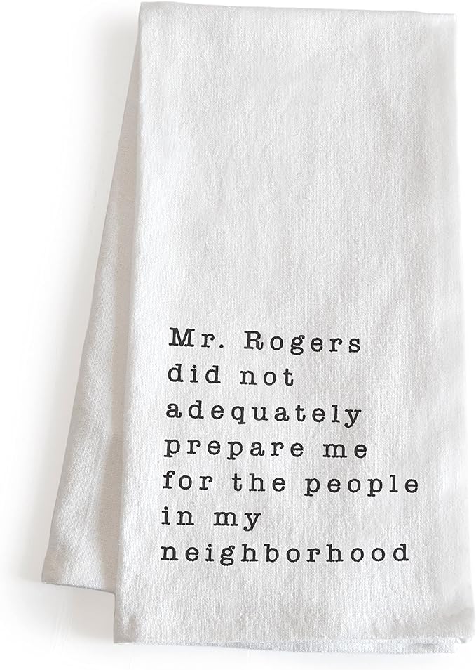 MR. ROGERS DISH TOWEL