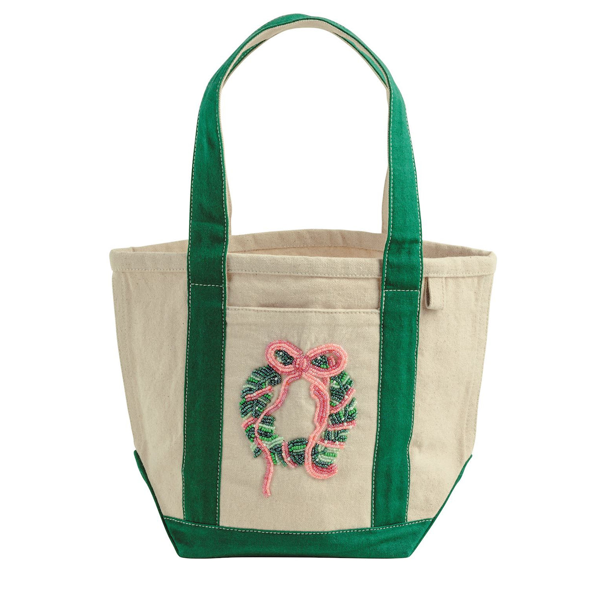 Mud Pie Holiday Mini Beaded Tote