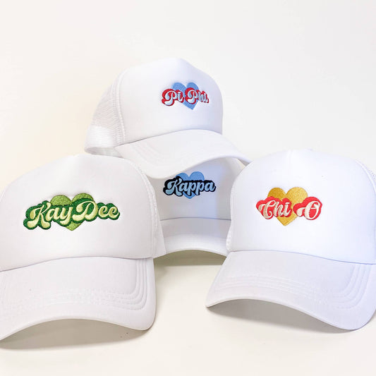 Sorority White Trucker Hat