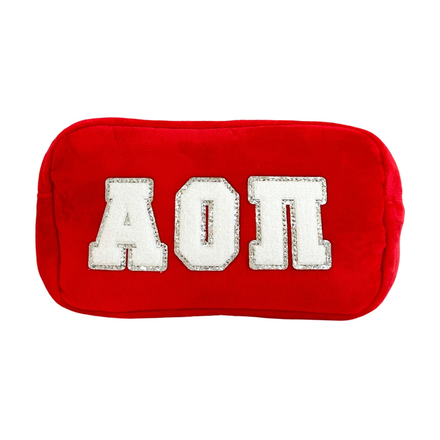 Chenille Cosmetic Pouch