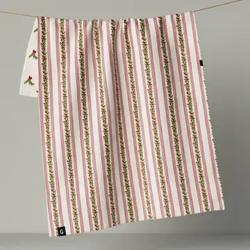 Geometry Christmas Print Tea Towels