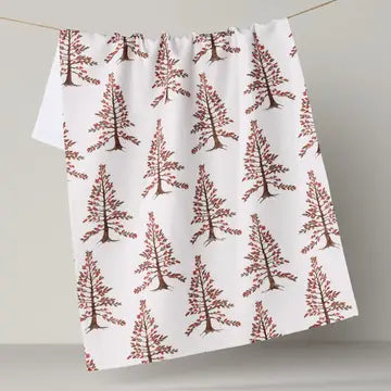Geometry Christmas Print Tea Towels