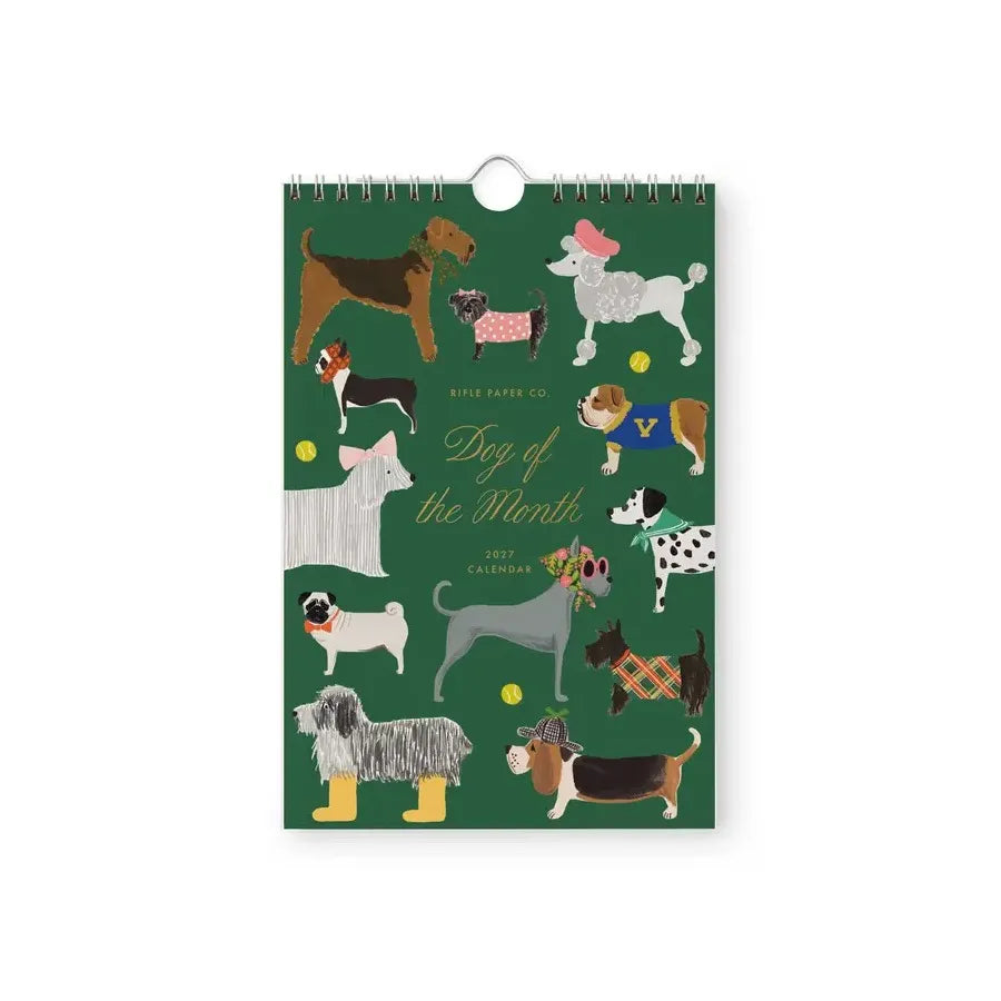 Rifle Paper Co Dog Days Calendar 2027