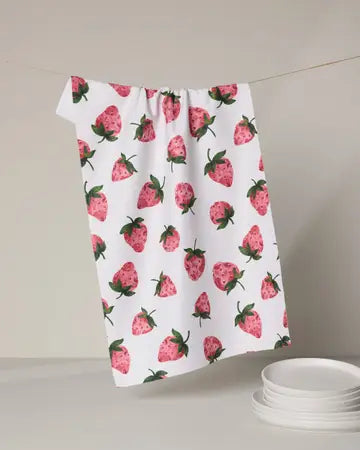 Geometry Summer Print Tea Towels