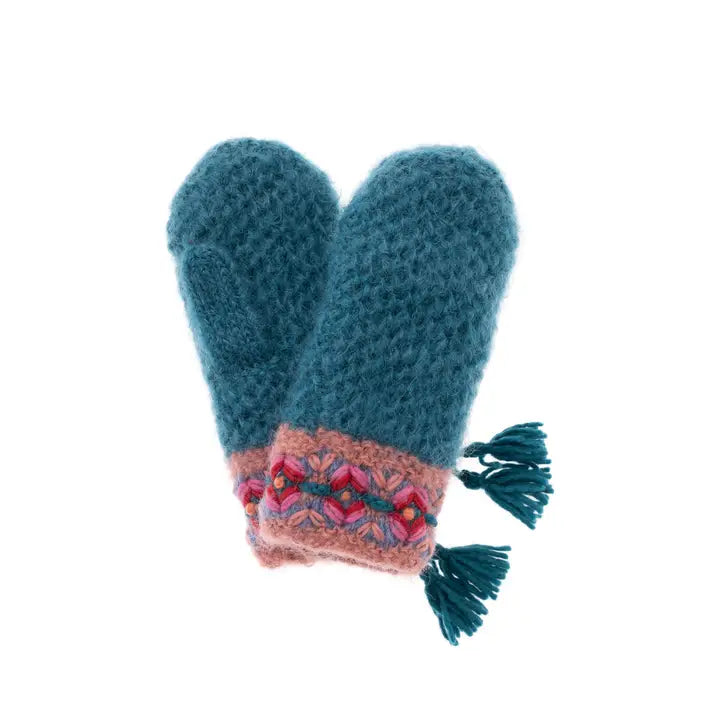 French Knot Mittens & Hand Warmers