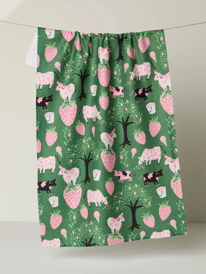 Geometry Spring Print Tea Towels