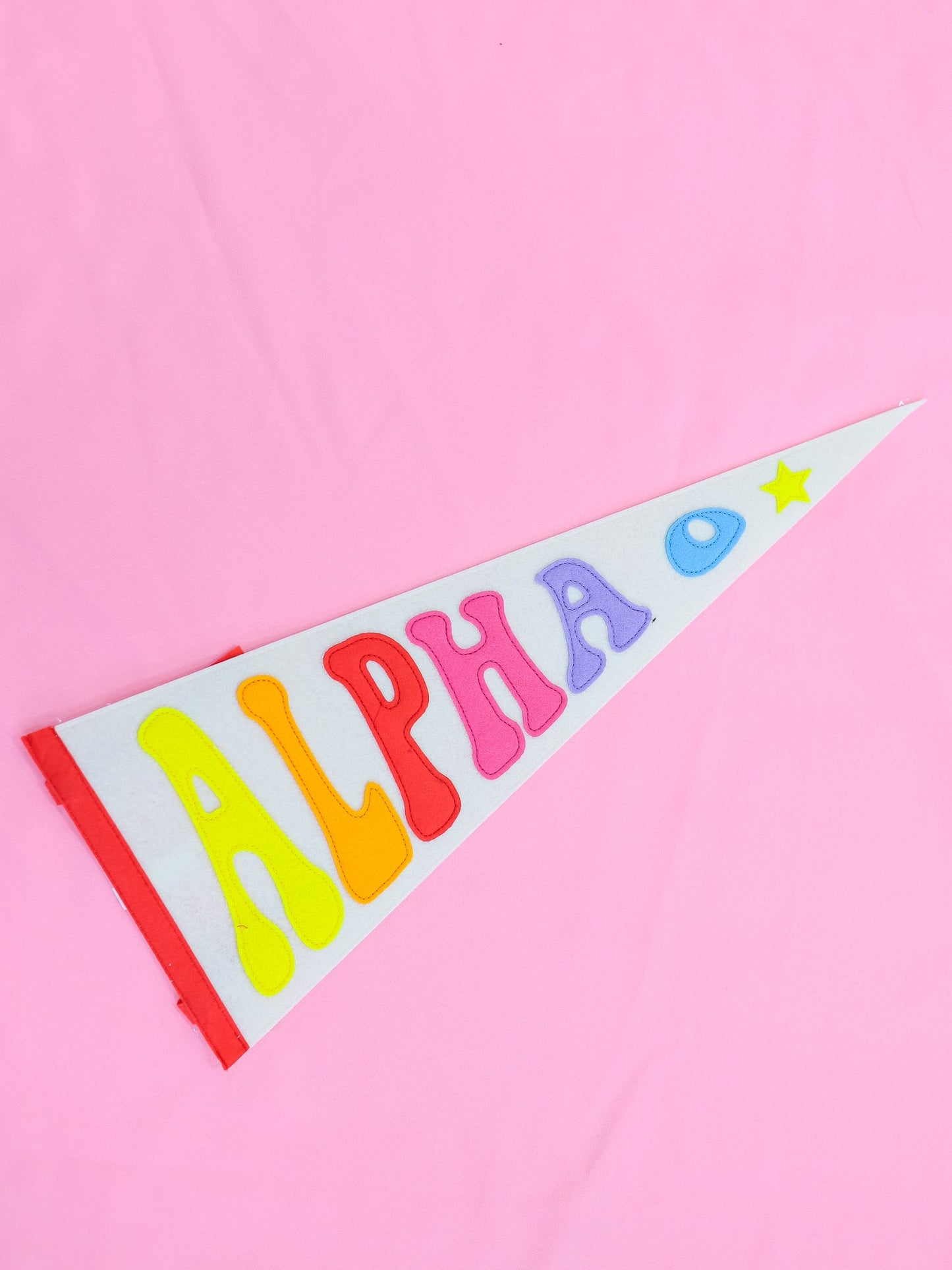 Rainbow Pennant Flag