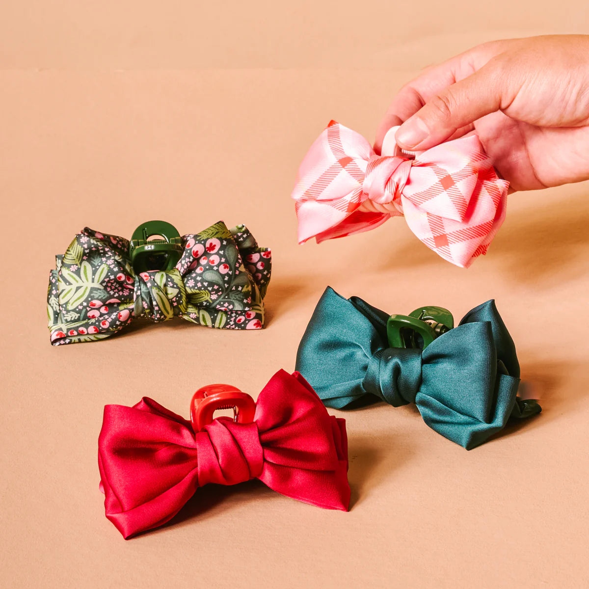 Claw Clips & Satin Bows