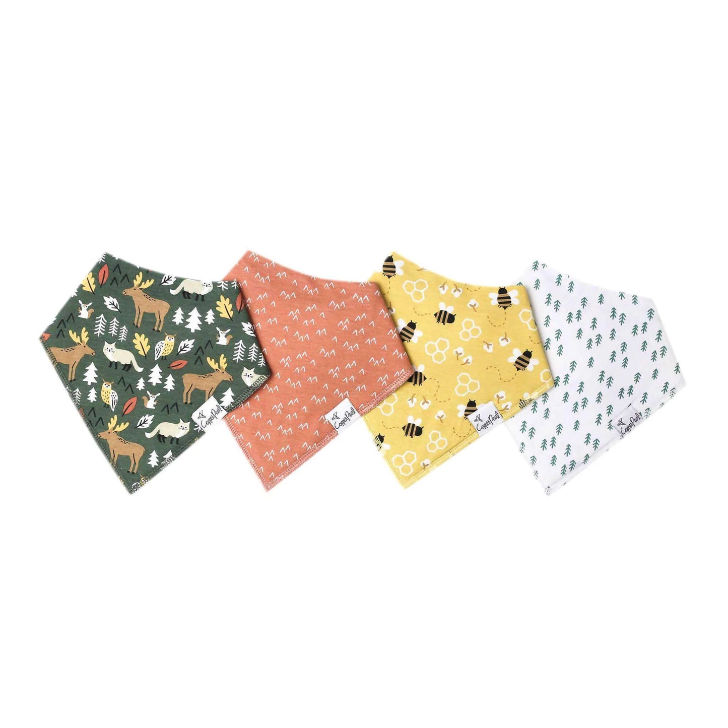 Copper Pearl Bandana Bibs