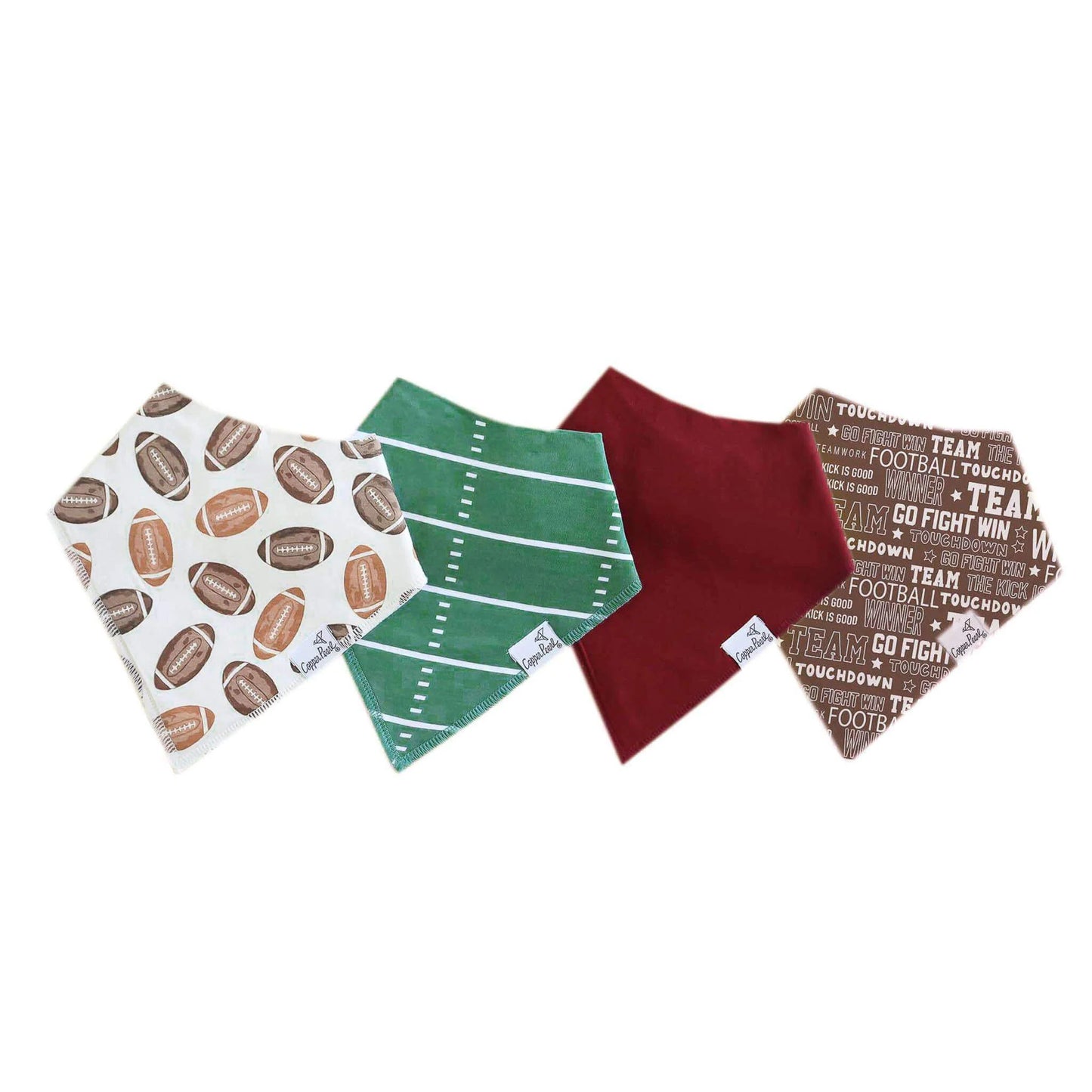 Copper Pearl Bandana Bibs